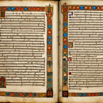 **Image Prompt 1: Ancient Russian Language Influence**
   - Create an illustration depicting ancient Russian manuscripts and religious texts from the Kievan Rus era, showcasing the cultural and political context of that time. Include elements that represent the diversity of pronunciation and structure in the ancient Russian language.