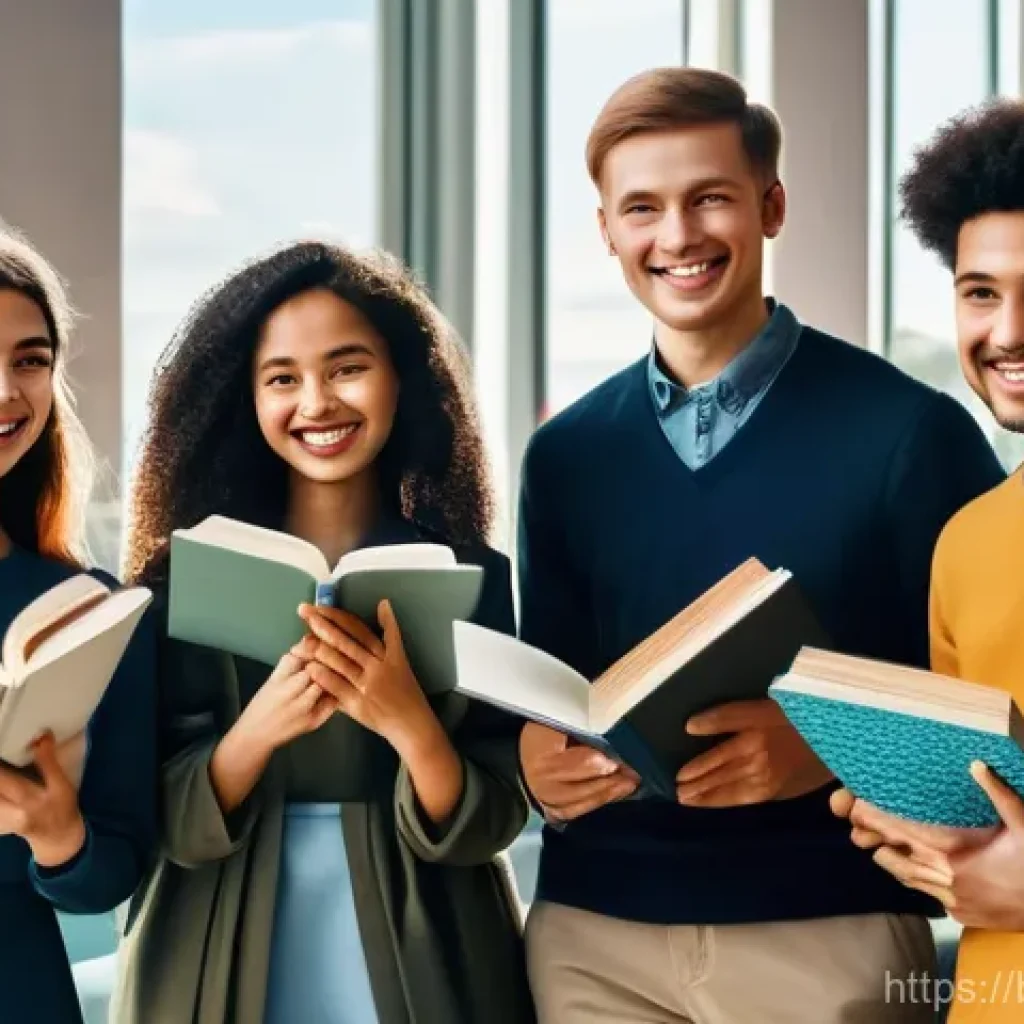 러시아어와 러시아 외교 - **Prompt:** A dynamic and colorful illustration depicting a group of diverse individuals—young adult...