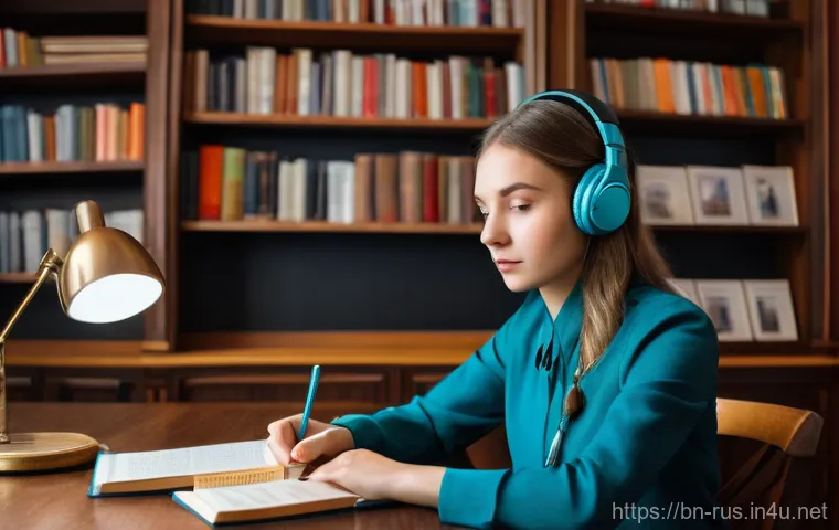 러시아어 통역 기법 - **Prompt 1: The Culturally Aware Russian Interpreter**
A young, professional-looking woman, dres...